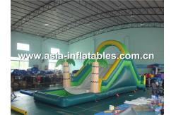 China Outdoor Splash Inflatable Water Slide, Inflatable Slide supplier