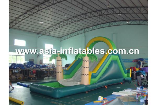 Outdoor Splash Inflatable Water Slide, Inflatable Slide