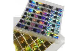 China Custom Security Holographic Label Stickers Adhesive And Void For Seal Void Sticker supplier