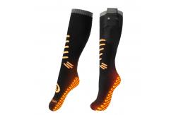 China Thick Electric Thermal Heated Socks Rechargeable Heated Socks Black with Good Elasticity supplier