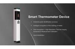 China Mask Identify DC12V Automatic Hand Sanitizer Dispenser With Thermometer supplier