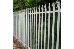 China Customized heavy duty palisade fence panels curved top palisade fencing W shape supplier