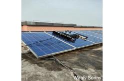 China Solar Panel Cleaning Robot with Physical Cleaning Principle and Wireless Remote Control supplier