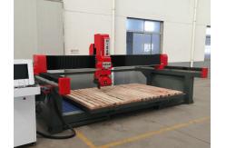 China 5 Axis Bridge Cutting Machine Rotate 360 Degrees 45 Degrees Chamfer  CNC Machines supplier