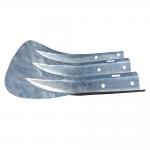 Crowd Control Barrier Fence W Beam Guardrail Beam Dimensions Fishtail Terminal End for sale