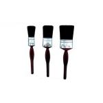 Black Bristle Fine Bristle Paint Brush 50 Mm Wood Handle for sale