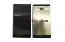 China Lenovo Tab3-730X Complete Black Cell Phone LCD Screen , Mobile Spare Parts supplier