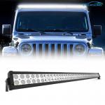6000K White Car Spares Parts 30000 Lumens IP67 52 Inch Light Bar For Jeep Wrangler for sale