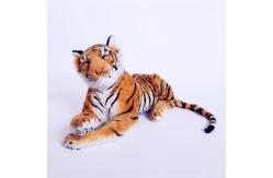 China Lifelike 40cm Tiger Plush Doll With Polypropylene Cotton Filling supplier