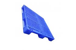 China Blue Customized Static Load Flat Plastic Pallet 1200x1200 HDPE supplier