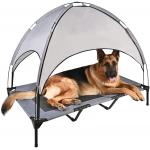 Removable Canopy Portable Raised Extra Carrying Bag Pet Cot