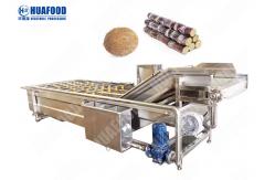 China Automatic Ozone Air Bubble Vegetable Washing Machine For Tomato Celery Salad supplier