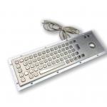 IP65 Water Proof Industrial Keyboard With Trackball Vandal Proof IK07 Optical Sensor Industrial Grade for sale