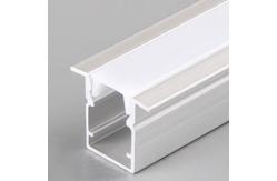 China Home Recessed Aluminium LED Profile Ultra-thin Design PMMA Clear Diffuser supplier
