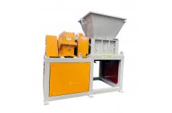 China Easy to Operate Mini Dual Shaft Shredder for Multifunctional Waste Material Shredding supplier