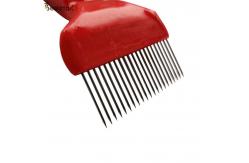 China Red Thick Handle Honey Uncapping Tools Hive Tools Beekeeping Uncapping Fork supplier