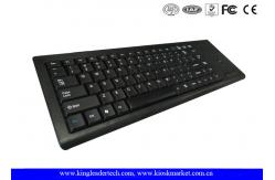 China Plastic Industrial Computer Keyboard With Function Keys And Integrated Trackball supplier