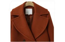 China Custom long woolen overcoat/coat/winderbreaker women suit supplier