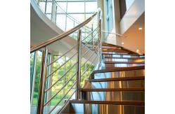 China Innovative Stainless Steel Handrails with Crystal Accents for Glass Applications supplier