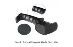 China Black Pull Through Knife Sharpener Ceramic Steel Knife Sharpener With Rubber Painting supplier