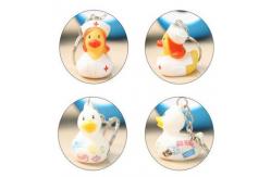 China Children Funny Mini Duck Keychains Soft PVC Eco - Friendly Material OEM / ODM supplier
