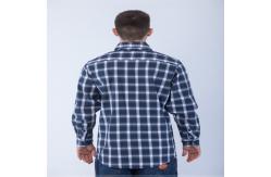 China Twill 3 / 1 Weave Fire Retardant Work Shirt Long Sleeve Button Up supplier
