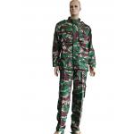 Tactical Forest Combat Uniform Woodland Camo With MOLLE and IR Reduction For Gabon for sale