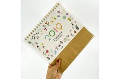 China Kraft Board Cute Desk Calendar , Personalised Table Calendar For Exam Count Down supplier