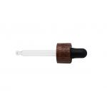 Pipette Glass Dropper With Different Lenghts Bamboo Dropper Caps For Bottles