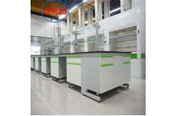 China Steel Wood Chemistry Lab Workbench Practical Multipurpose For Hospital supplier