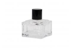 China FEA15 Square Luxury 100ml Cologne Bottle , Custom Made Perfume Bottles supplier