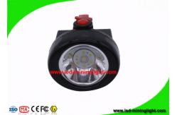 China 450mA 219 Lum Miners Helmet Light , Wireless Portable LED Mining Cap Lamp supplier
