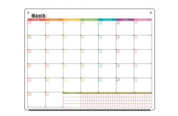China Extra Thick Monthly Magnetic Fridge Calendar Dry Erase Target OEM supplier