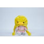 25CM Plush Duck Dog Toy , Yellow Stuffed Duck Dog Toy With Two Earflaps for sale