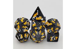 China Python Texture Metal Dice Set  Multi Face Desktop Game#Dnd#Coc supplier