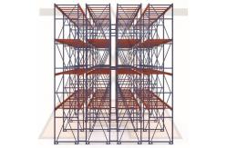 China Heavy Duty Double Deep Pallet Rack  Steel Industrial Pallet Shelves For Warehouse supplier