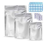 9.4mil 10''X14'' Resealable k Aluminum Foil Mylar Bags With Oxygen Absorbers for sale