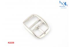 China Shiny Metal Shoe Strap Buckles K2238 / Custom Handbag Hardware RustProof supplier