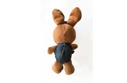 China Surface WashableSoft Plush Toys Environmentally Printing Logo Rabbit Shape supplier