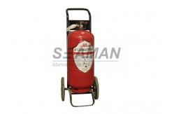 China Wheel Marine Fire Extinguisher Trolly Dry Powder / CO2 Fire Extinguisher supplier