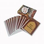 FSC Certificated 300gsm Coated Paper Playing Cards Recyclable Logo Printed for sale