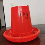 4kg Plastic Poultry Chicken Feeder And Drinker Chick Feeding Bucket for sale