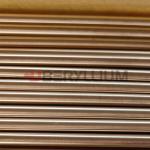 High Conductivity CuBePb Beryllium Bronze Copper Rod With Medium Strength for sale