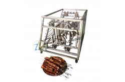 China Power Bank Powered Liquefied Gas Heating Automatic Barbecue Machine supplier