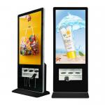 LG 55 Inch Standing LCD Advertising Display With Wire And Wireless Charging Station USB Interface for sale