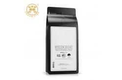 China CPP Resealable Coffee Packaging Bags With Valve Flat Bottom Stand Up Pouch supplier