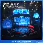 Ultralight 135W Flexible LED Screen Panel , Waterproof Flex LED Video Wall