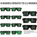 11 Patterns Light Up LED Glasses