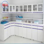 Adjustable Shelves Medical Healthcare Workstation Manufacturers Full Steel Wall Mount Frame Three Section Slider for sale