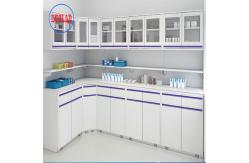 China Adjustable Hospital Storage Cabinet With Three Section Slider supplier
